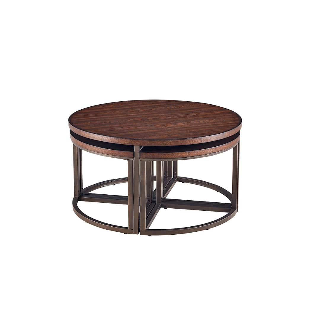 5 Piece Costco Round Nesting Coffee Table Set 4 5PCS coffee table set CT 20014 A 5