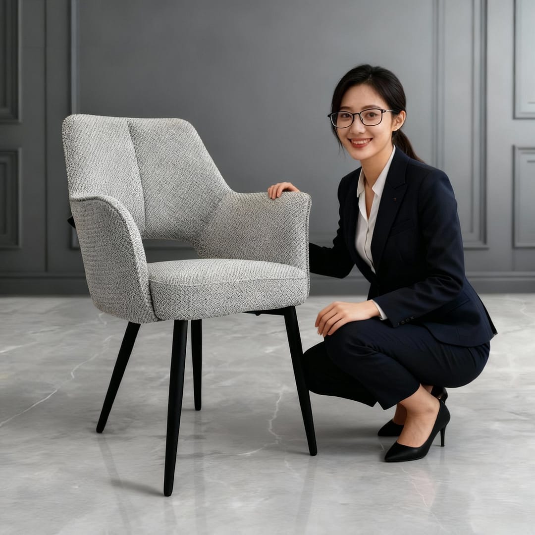 One of the 10 best-selling Dining Chairs with Armrest Made In China 7 Arm Dining Chair TS 20228 AC 5