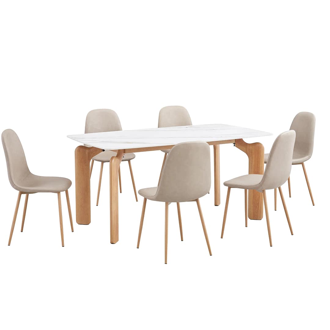 sintered stone dining table set