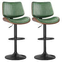 Adjustable swivel bar stools