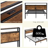 King Size metal bed
