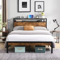 Queen Size metal bed