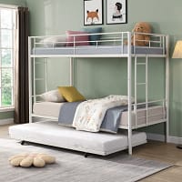 Twin Over Twin Bunk Bed With Trundle