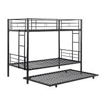 Twin Over Twin Bunk Bed with Trundle