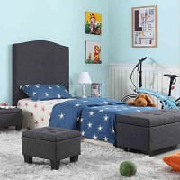 YOUTH HEADBOARD WITH OTTOMANS
