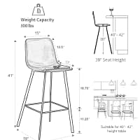 bar stools with back