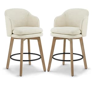 fabric swivel bar stools with backs