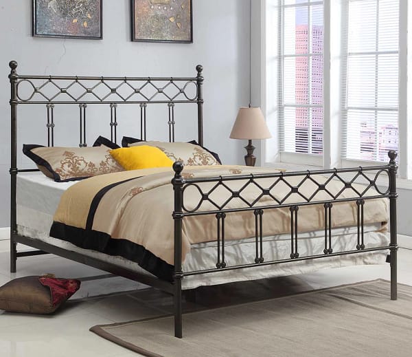 metal bed