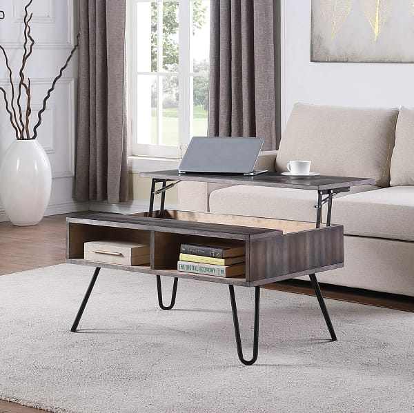 Lift top coffee table