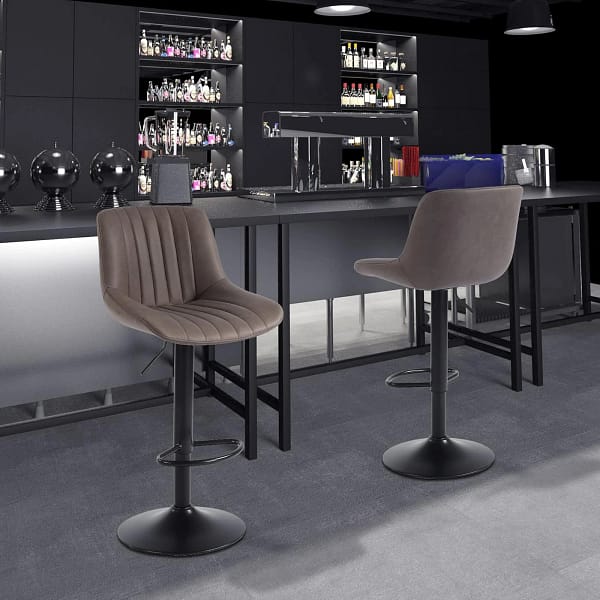 Adjustable swivel bar stool