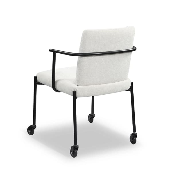 Arm chair with wheels