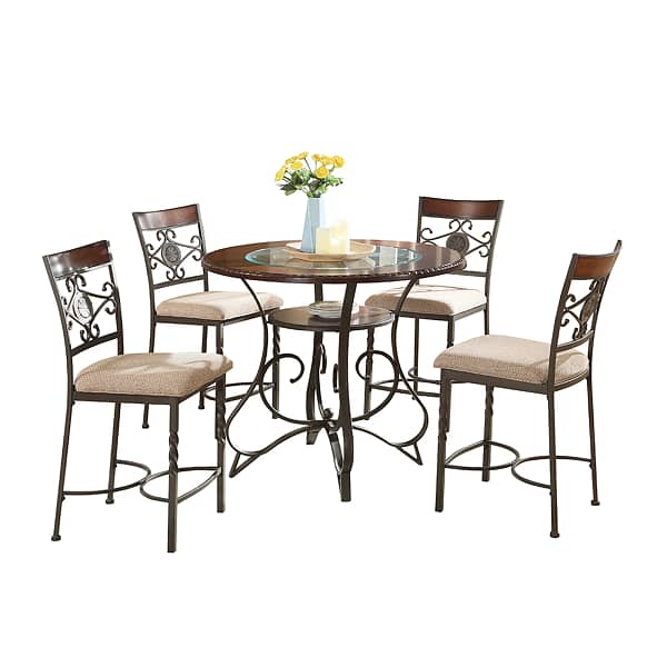 5 Piece Counter Bar Table Set