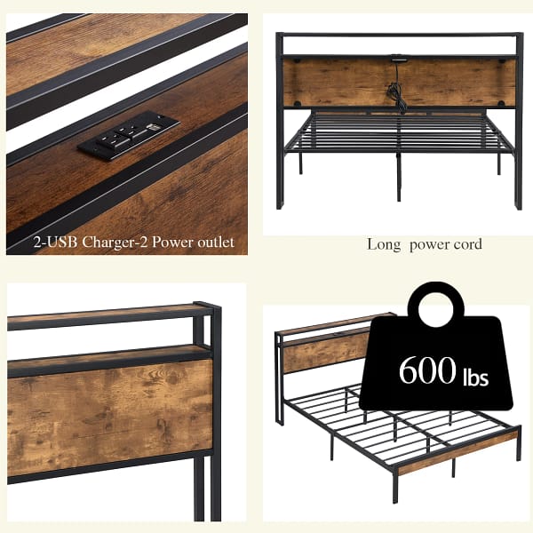King Size metal bed