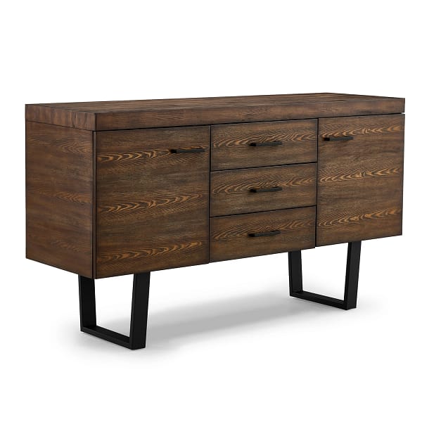 rustic wood dining table