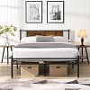 queen metal bed