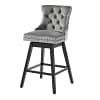wooden swivel bar stools