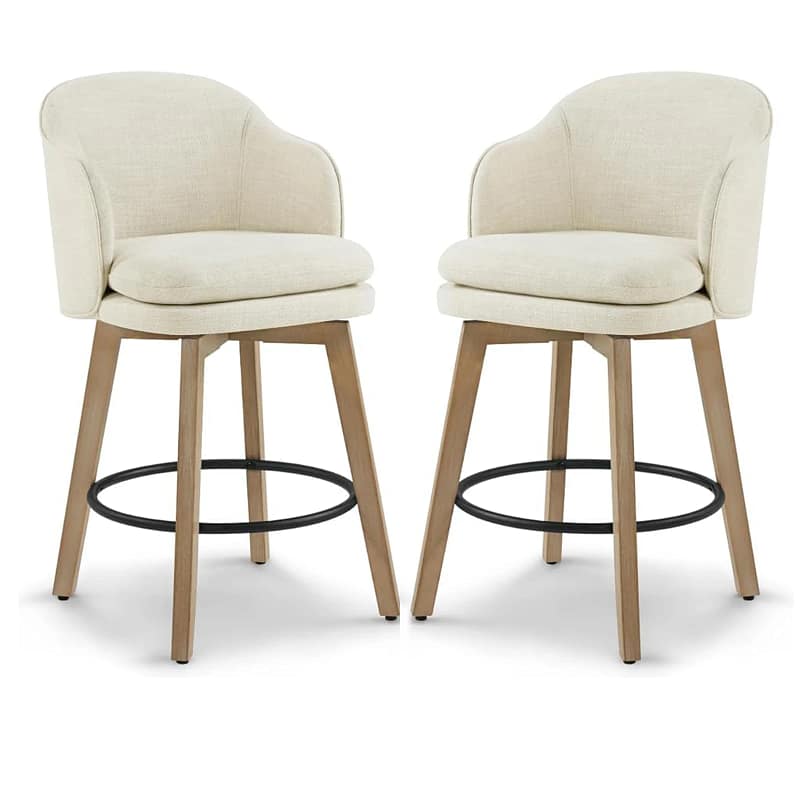 fabric swivel bar stools with backs