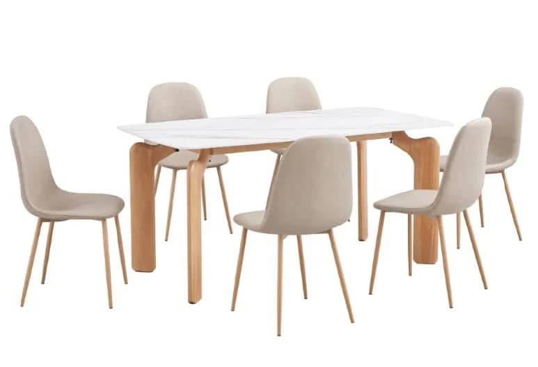 sintered stone dining table set